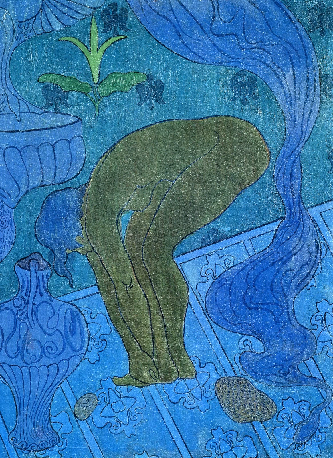 La bagnante blu - Musee d'Orsay, Parigi